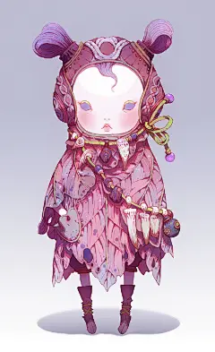一组炫酷的人物插画鉴赏
via 刘远 ​​​​