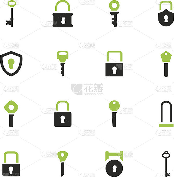 锁定和关键图标设置
