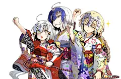 #某C爱吃葱# illust_id=67105942 #Fate/GrandOrder# #ジャンヌ・ダルク# #ジャンヌ・オルタ# #ジャンヌ・ダルク・オルタ・サンタ・リリィ# #ジャンヌ姉妹# #ぐうかわ# #着物# #素晴らしすぎる# #FGO# 
あけおめ電車 | いわさき@日曜日ネ-13a [pixiv] O网页链接
「あけおめ電車、出発です！は ​​​​...展开全文c