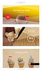 巧克力冰淇淋 夏季最爱 热卖宝贝 夏季促销首焦设计PSD tit037t1325w14