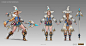 Smite character skin concept, Mina Lee : Smite  character skin concept - Divine Machina Apollo / Charm caster Morrigan / Hammerhead Vulcan 
I'm happy to share some of my favorite concepts from working on the Smite team last year. I'll share more concepts 