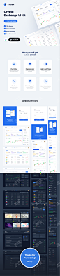 Cygen - 加密交换仪表板 UI 套_源文件下载_其他格式格式_1057X4834像素-设计分享,数据可视化,UI设计-作品编号:2022100916382210-志设-zs9.com