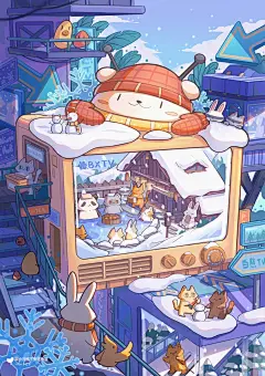 作为一个在南方的北方人没有雪就自己画一个_1_小浣熊不爱吃鱼蛋_来自小红书网页版