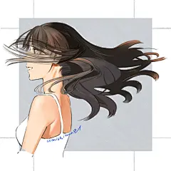 日本插画师海島千本作品分享,O旋转跳跃我闭着眼 ​​​​