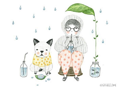 又一支黑色铅笔采集到插画
