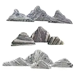 天然雪浪石切片组合泰山石日式禅意枯山水室内外园林庭院造景观石-淘宝网