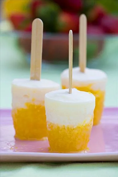 Popsicle--冰棍，夏之美味内的花瓣采集图片-阿朗827