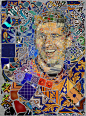 Lio Messi: Els fragments de Barcelona : A series of tribute artworks for Lionel Messi, the city and FC Barcelona. Created following the concept of Trencadís mosaic technique introduced by Antoni Gaudi and other Catalan artists.