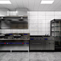 新中式1205m2汉唐空间设计-私房小厨装修效果图-装修设计方案-酷家乐3D云设计