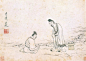 中国式风雅丨古人的“隐居十六式”_陶渊明 : 老莲以简洁的白描绘出隐士生活中的十六个观照： 是他生活与心境的写照。 古之圣贤隐士的代表是庄子， 才有了中国哲学史上的“濠梁之辩”。 到了饭酒时候，也是一样好。 人生似梦，醉有醉…