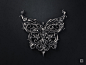 Butterfly jewellery, Sasha Vinogradova : art nouveau style jewellery