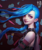 Jinx Portrait Fan Art Zeronis PK by Zeronis