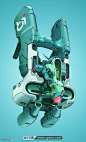 收集的的科幻机械机器人题材设计600P #海量美术资源打包下载# （分享自 @CG窝插画原画手绘板绘画游戏美术） O网页链接 ​​​​