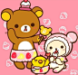 ╰⊰⊹⊱⋋❤⋌⊰⊹⊱╯、rilakkuma、卖萌、轻松熊、萌