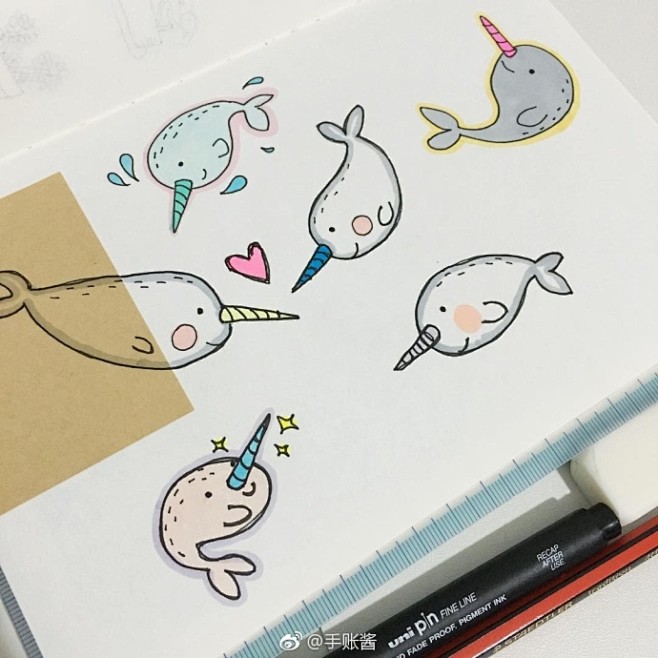 简笔画收藏~手账素材哦 
ins：sar...