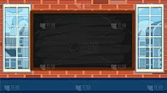 黑板,模板,墙,创造力,空白的,太空,边框,艺术,设计,教育