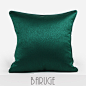 样板间新中式绿色抱枕靠垫布艺暗纹靠包软装沙发布艺靠垫套布瑞格-淘宝网