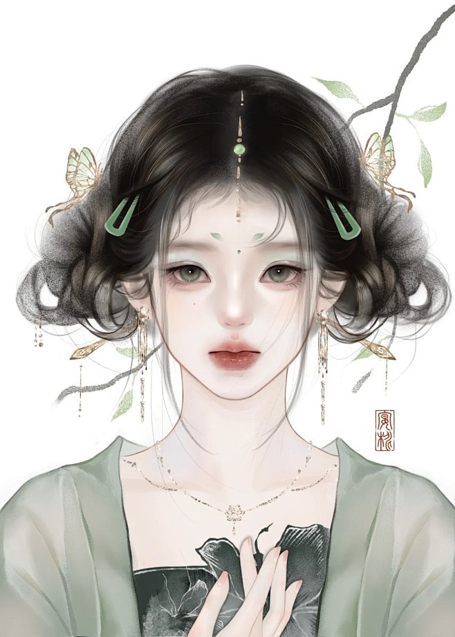 万物有灵｜青蛾拟人_1_宴桃_来自小红书...