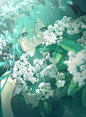 初音未来森林绿色这种绘画风格必须喜欢！ - 小红书