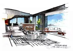 室内马克笔手绘作品 : 室内马克笔手绘作品