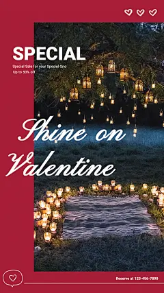 Valentine's Day Special Date Ecommerce Story Poster