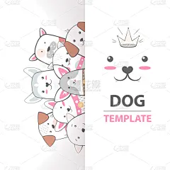 狗,模板,自然美,奇异的,可爱的,肖像,巴哥犬,小的,坐,爱