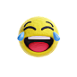 Tear Of Joy Emoji 3D Illustration