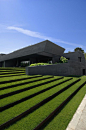 Lawn and corten steel steps