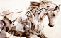 FLY HORSE : Tamaño de imagen 14,500 x 6850 pixels.