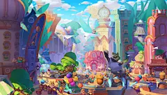Q版场景-玖九_20740__涂鸦王国插画