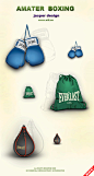 AMATER BOXING 拳击图标 - 模板秀 www.mb100.net