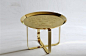 Versace Home Unique Gold Side Table