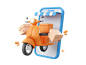 Online Delivery Service 3D Icon