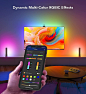 Amazon.com: Govee Immersion Kit LED Strip Lights & Light Bars with Camera, Ambient Wi-Fi RGBIC LED Lights for TV Bundle with Govee Smart Light Bulbs, RGBWW Color Changing Light Bulbs : 家居装修