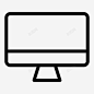 显示器屏幕部件图标 部件 icon 标识 标志 UI图标 设计图片 免费下载 页面网页 平面电商 创意素材
