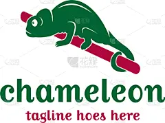 动物,品牌名称,变色龙,式样,活力,可爱的,几何形状,野生动物,现代,蜥蜴