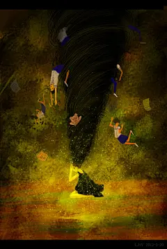 画画的茶米  的插画 无标题