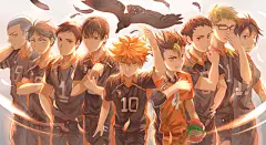 全员_Amico_勿忘初心_排球少年圈插画_网易GACHA二次元社区 #少年# #二次元# #动漫# #壁纸# #背景# #治愈系#
