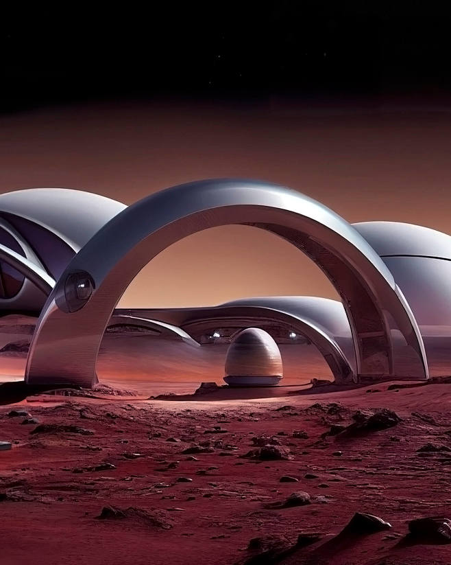 City on Mars by Lenz...