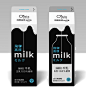 Milk package for Oisix : Renewal design of Milk package for Oisix.A vital selling point of Oisix milk is not price but very fresh and special milk packaged at factory very close to farm where only carefully selected dairy farmers raise cattle to produce r