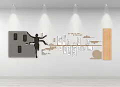 企业发展历程文化墙