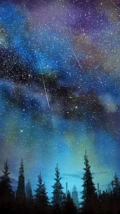 #@灵感图匠# 星空背景 星空素材 星空海报 太空 星空壁纸 星空摄影 星星背景