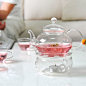 玻璃泡茶壶耐高温过滤花茶壶