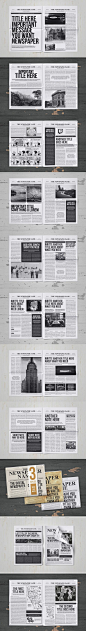 Classy Newspaper Indesign Template