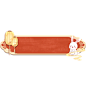 中秋节中式兔子边框元素贴纸