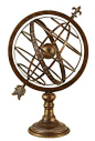 It accentuates a spherical form    Furnished with welded pillar and round inverted cone base stand