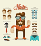 Hipster Style Free Vector on Behance