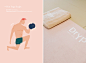 Dryp : Brand identity for a new hot yoga and fitness centre in Dubai.