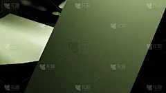 一个抽象的科幻背景的3d渲染插图。用于名片模板、名片、邀请函、广告、横幅、商业用途