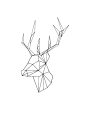 Origami stag tattoo. tshirtcerf-021.jpg 601×801 pixels